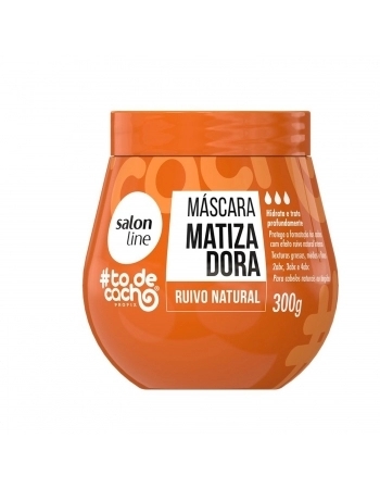 MASC SALON LINE 300ML TO D CACHO MATIZ RUIVO NATURAL