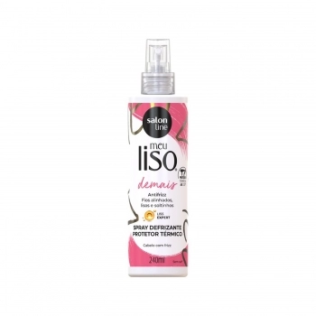 SPRAY DEFRIZANTE SALON LINE 240ML MEU LISO PROT TERMICO DEMAIS