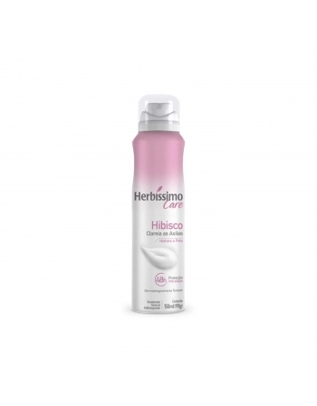 DESODORANTE AEROSOL HERBISSIMO 150ML CARE HIBISCO