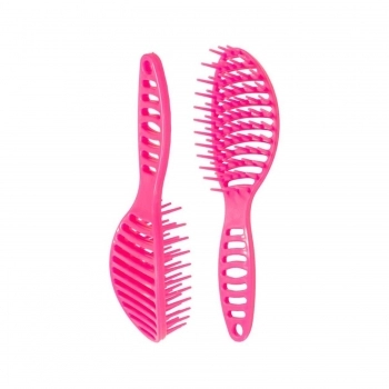 ESCOVA CABELO SANTA CLARA PLASTICO FLEX 5605