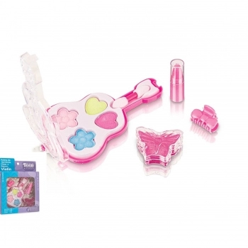 PALETA DE SOMBRAS GLOSS E BATOM FENZZA TEEN VIOLIN 12011159