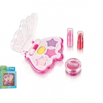 PALETA DE SOMBRAS GLOSS E BATOM TEEN BEACH SKV12011157