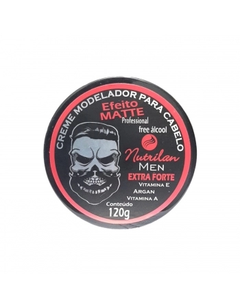 CREME MODELADOR NUTRILAN 120G MEN EFEITO MATTE EXTRA FORTE