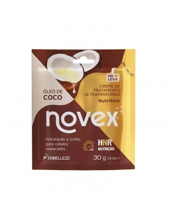 CREME TRATAMENTO EMBELEZZE NOVEX 30G OLEO DE COCO SACHE
