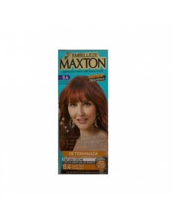 TINTURA MAXTON KIT PRAT 8.4 LOURO CLARO ACOBREADO