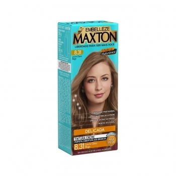 TINTURA MAXTON KIT PRAT 8.31 LOURO CLARO BEGE