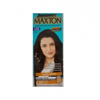 TINTURA MAXTON KIT PRAT 4.86 MARROM CEREJA